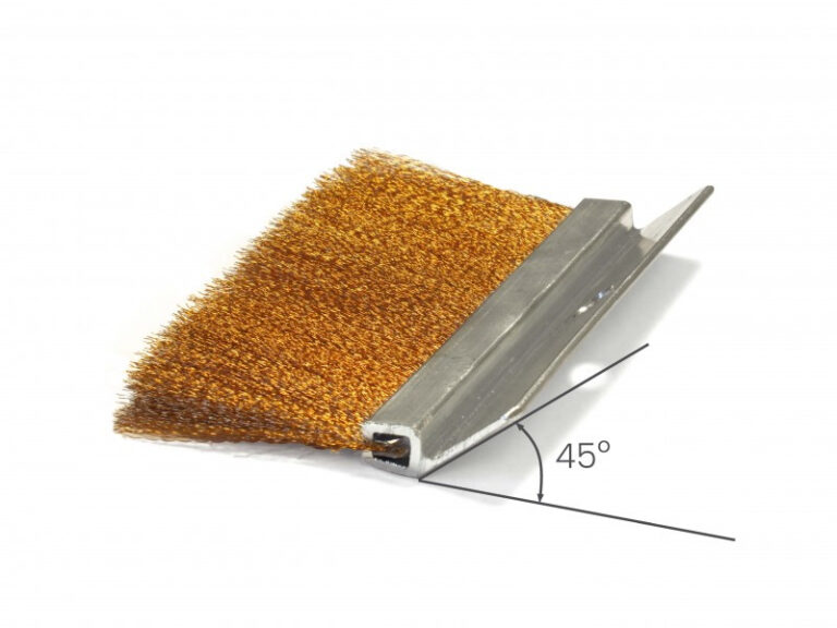 Straight PhosphorBronze Brush 45° 250mm CALibration TEChnologies