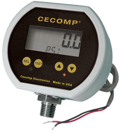 Cecomp 4-20 mA Pressure Transmitter with Display Backup