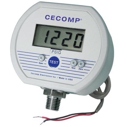 Cecomp 4-20 mA Pressure Transmitter with Display Backup